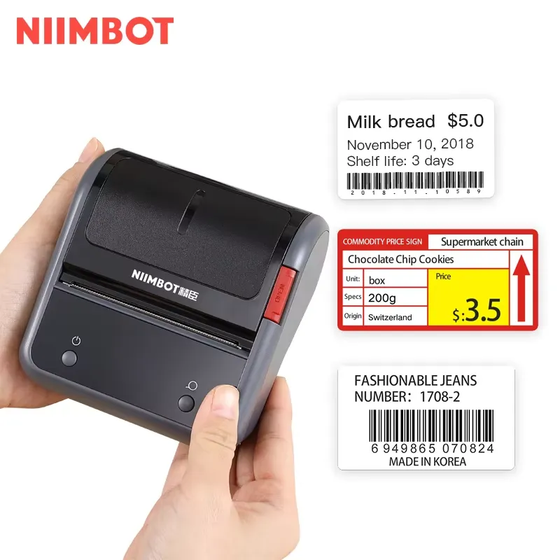 Commercial Printing Labels - Niimbot B3S Office Commercial Waterproof Portable