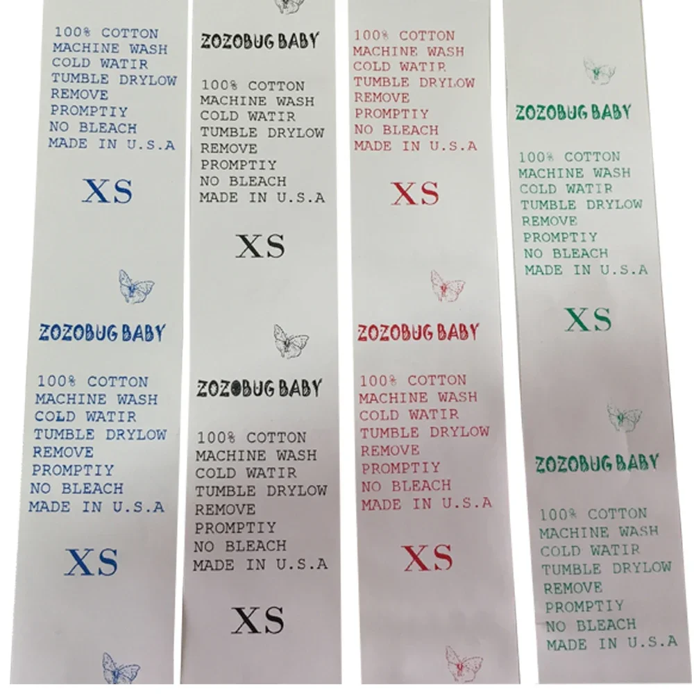 HSPOS Wash Care Label Satin Fa - đánh giá và giá Commercial Printing Software