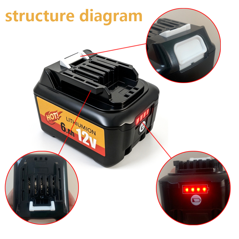 2026 10.8V 12V Max 6.0Ah Li-io - đánh giá và giá Makita Drill Hp1640
