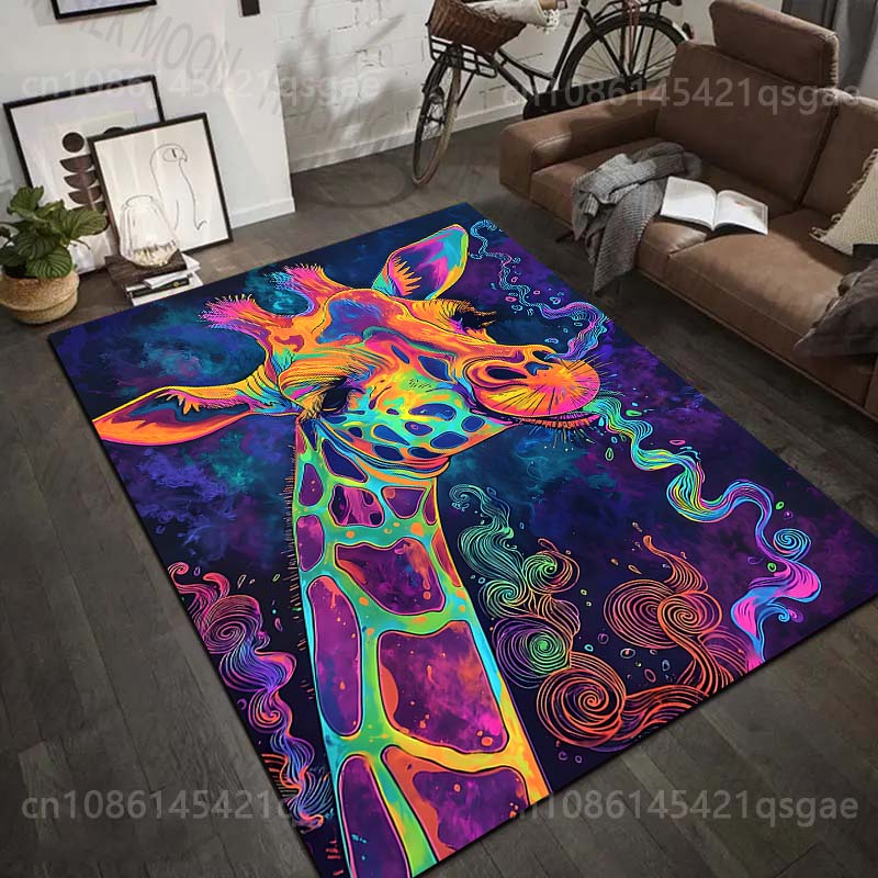 1PC Colorful artistic giraffe  - đánh giá và giá Commercial Printing Images