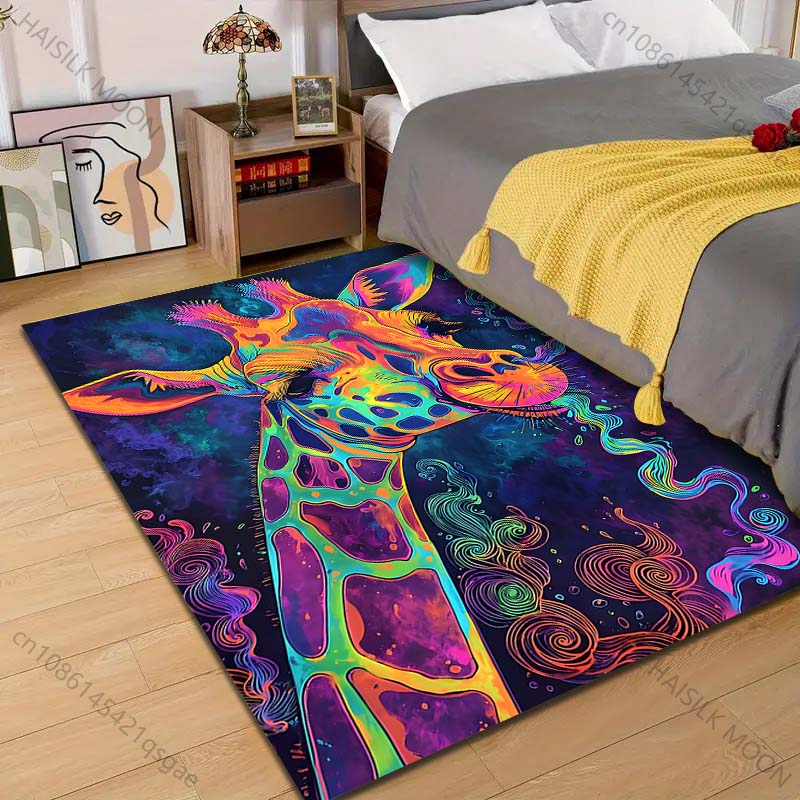 1PC Colorful artistic giraffe  - đánh giá và giá Commercial Printing Images