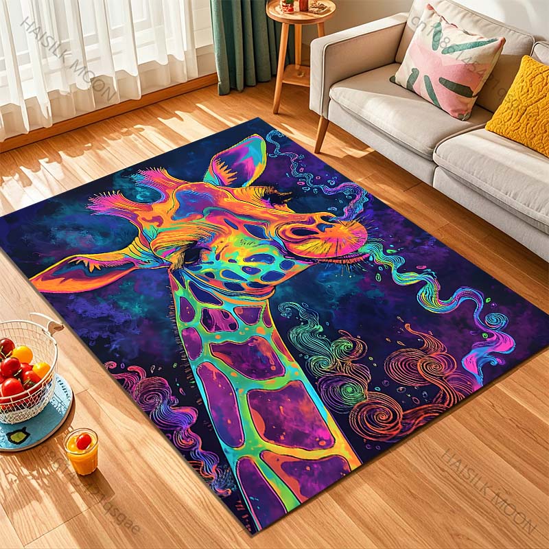 1PC Colorful artistic giraffe  - đánh giá và giá Commercial Printing Images