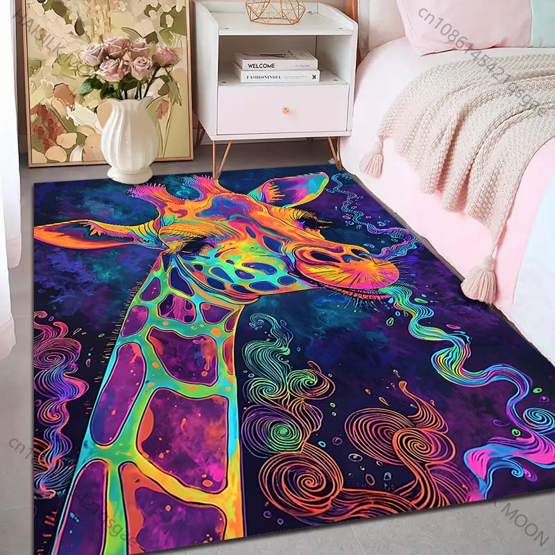 1PC Colorful artistic giraffe  - đánh giá và giá Commercial Printing Images