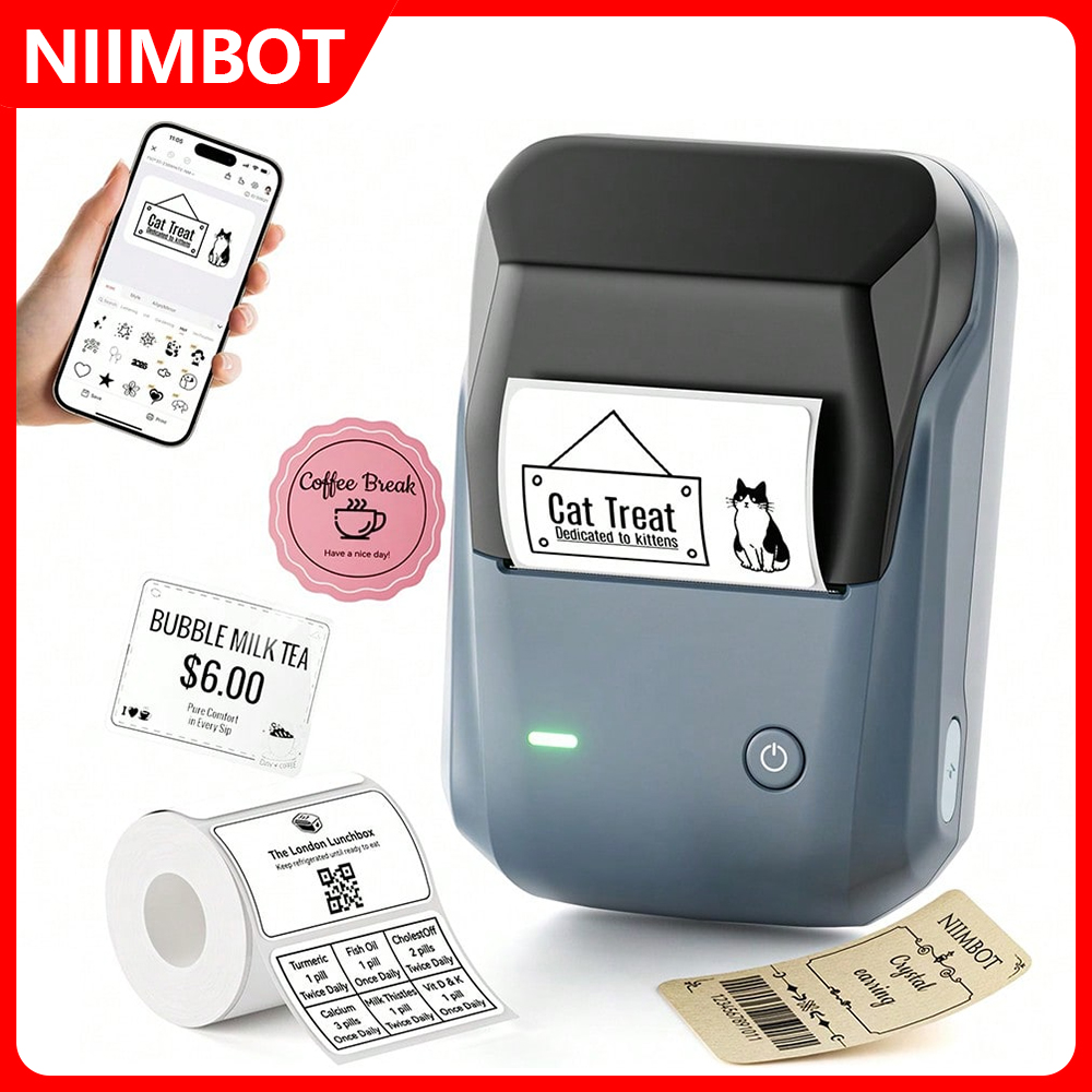 NIIMBOT B1 Portable Thermal Pr - đánh giá và giá Commercial Printing Labels